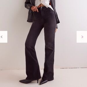 NWT Free People Black Jayde High-Rise Flare